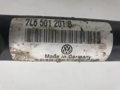 Peça sobressalente para automóvel em segunda mão transmissão traseira esquerda por volkswagen touareg (7la) d-bac referências oem iam 7l6501201b  