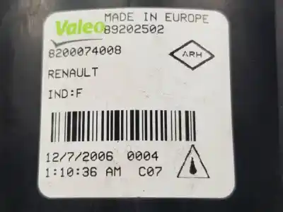 Second-hand car spare part left fog light for renault laguna ii (bg0) f9q758 oem iam references 8200074008   Second-hand car spare part left fog light for renault laguna ii (bg0) f9q758 oem iam references 8200074008