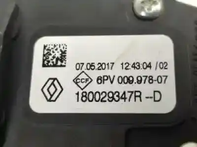 Second-hand car spare part potentiometer for renault clio iv d4fd7 oem iam references 180029347r  