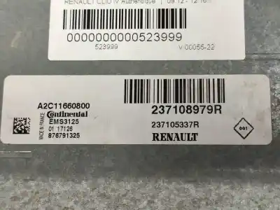 Second-hand car spare part ecu engine control for renault clio iv d4fd7 oem iam references a2c11660800  237105337r