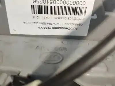 Автозапчастина б/у замок дверей заднього лівого для citroen c3 9hpdv6ated4 посилання на oem iam a05000  