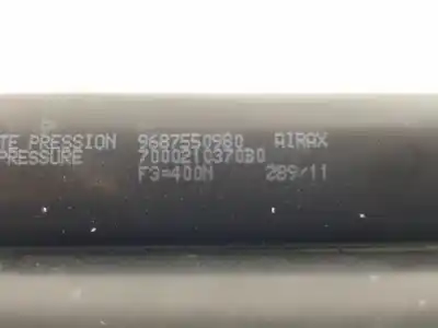 Second-hand car spare part tailgate gas strut for citroen ds3 5fs oem iam references 9687550980  