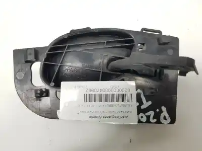 Second-hand car spare part interior left rear handle for peugeot 206 berlina xt oem iam references 9623698477  9632918977