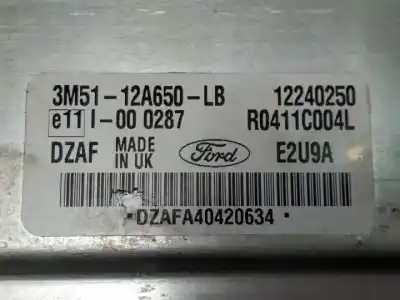 Peça sobressalente para automóvel em segunda mão centralina de motor uce por ford focus turnier (cak) ffda referências oem iam 3m5112a650lb  r0411c004l
