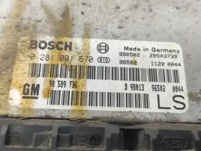 Автозапчасти б/у блок управления двигателем за opel corsa c z10xe ссылки oem iam 0281001670  28sa3739