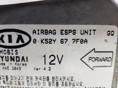 Recambio de automóvil de segunda mano de centralita airbag para kia carnival td ls referencias oem iam 0k52y677f0a  