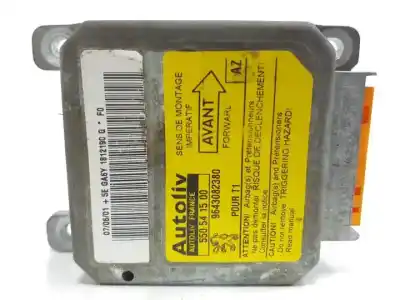 Pezzo di ricambio per auto di seconda mano CENTRALINA AIRBAG per PEUGEOT 206 BERLINA  Riferimenti OEM IAM 550541500  