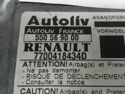 Автозапчастина б/у блок управління подушками безпеки для renault megane i scenic (ja0) r3r722 посилання на oem iam 550569000  