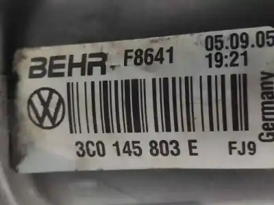 Second-hand car spare part intercooler for volkswagen passat variant (3c5) bmp oem iam references 3c0145803e  