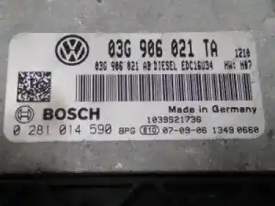 Second-hand car spare part ecu engine control for volkswagen eos (1f7) bmm oem iam references   