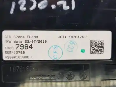 Second-hand car spare part multifunction display for opel astra j lim. a16xer oem iam references 13267984  565412769