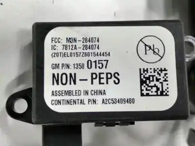 Second-hand car spare part anti-theft device for opel astra j lim. a16xer oem iam references 20912838  