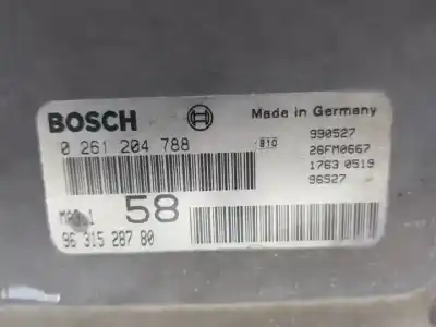 Автозапчастина б/у ебу контролер двигуна для fiat i scudo (222) d8b посилання на oem iam 0261204788  