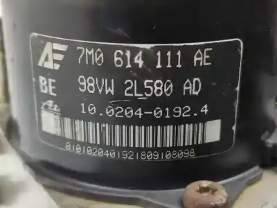 Peça sobressalente para automóvel em segunda mão abs por ford galaxy (vx) afn referências oem iam 7m0614111ae  10020401924