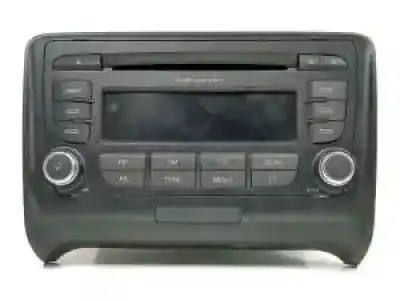Peça sobressalente para automóvel em segunda mão sistema de áudio / rádio cd por audi tt (8j3/8j9) bwa referências oem iam 7647013380