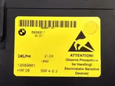 Peça sobressalente para automóvel em segunda mão módulo eletrônico por bmw 5 (e60) 520 i referências oem iam 13589811  