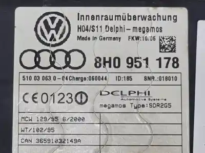 Автозапчасти б/у электронный модуль за audi a4 cabrio (8h) auk ссылки oem iam 36591032149a  