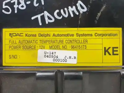 Second-hand car spare part climate control for daewoo tacuma 1.6 g /a16dms oem iam references 96415173  