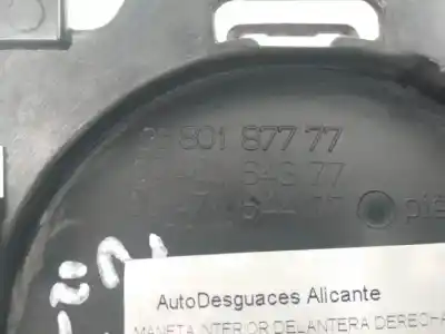 Second-hand car spare part interior right front handle for citroen c2 (jm_) 1.6 oem iam references 9680187777  