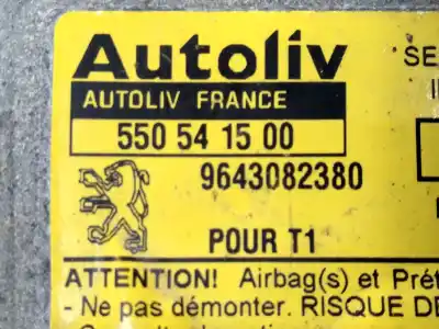 Gebrauchtes Autoersatzteil steuergerät airbag zum peugeot 206 cc cc oem-iam-referenzen 550541500  9643082380