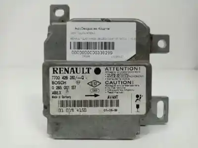 İkinci el araba yedek parçası hava yastigi kontrol ünitesi için renault clio ii fase i (b/cbo) f9q780 oem iam referansları 7700428310  
