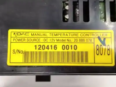 Gebrauchtes Autoersatzteil steuerung der heizung / klimaanlage zum opel antara z22d1 oem-iam-referenzen 20888078  