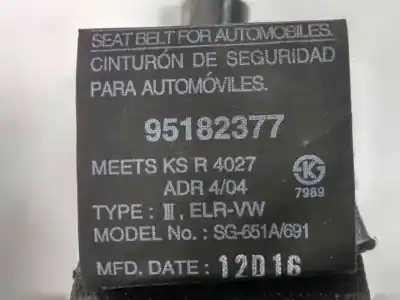 Автозапчасти б/у задний правый ремень безопасности за opel antara z22d1 ссылки oem iam 95182377  