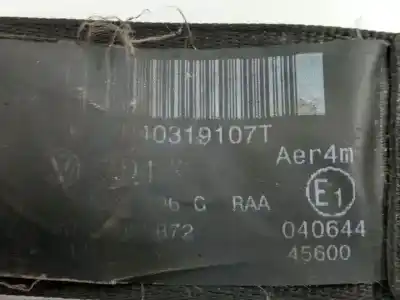 Автозапчастина б/у задній правий ремін безпеки для volkswagen passat variant (3c5) bmr посилання на oem iam 33059771d  