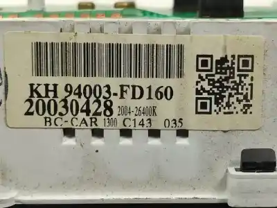 Peça sobressalente para automóvel em segunda mão quadrante por kia rio (dc) a5d referências oem iam kh94003fd160  