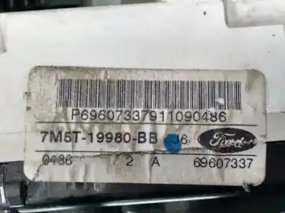Peça sobressalente para automóvel em segunda mão comando de sofagem (chauffage / ar condicionado)  por ford focus lim. (cb4) g8da. g8db. g8dd. g8de. g8df referências oem iam 7m5t19980bb  