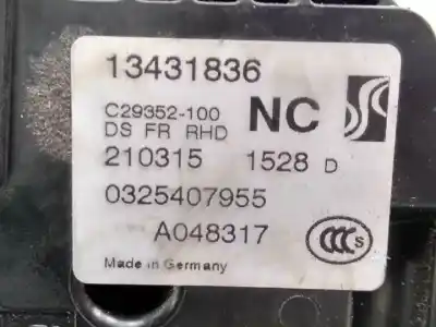 Автозапчасти б/у замок передней правой двери за opel corsa e (x15) 1.4 turbo (08, 68) ссылки oem iam 13431836  