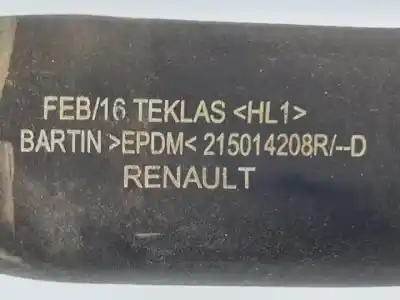 Автозапчастина б/у труба інтеркулера для renault captur (j5al) k9k628 посилання на oem iam 215014208r  