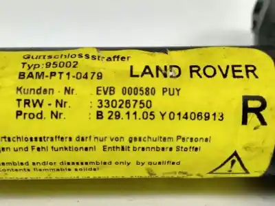 Автозапчастина б/у передній правий ремін безпеки для land rover range rover iii (l322) 3.0 d 4x4 посилання на oem iam 33009758  