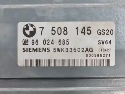 Second-hand car spare part automatic gearbox control unit for bmw x5 (e53) m54306s3 oem iam references 5wk33502ag  7508145