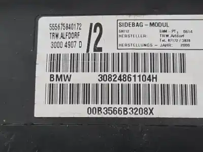 Автозапчастина б/у передня ліва бічна подушка безпеки для bmw x5 (e53) m54 посилання на oem iam 30004907d  