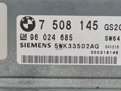 Second-hand car spare part automatic gearbox control unit for bmw x5 (e53) m54 oem iam references 5wk33502ag  7508145