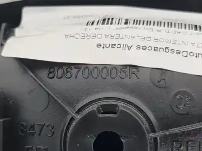 Автозапчастина б/у усередині передня права ручка для renault captur (j5al) k9k628 посилання на oem iam 806700005r  