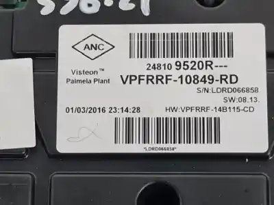 Автозапчастина б/у панель інструментів для renault captur (j5al) k9k628 посилання на oem iam 248109520r  