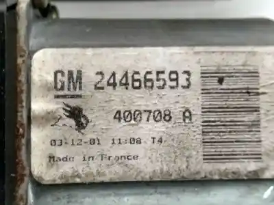 Pezzo di ricambio per auto di seconda mano alzacristalli anteriore destro per opel corsa c g-z12xe riferimenti oem iam 24466593  