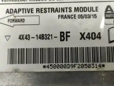Second-hand car spare part airbag control unit for jaguar x-type i (x400) 2.5 v6 a las 4 ruedas oem iam references 4x4314b321  