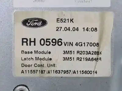 Pezzo di ricambio per auto di seconda mano alzacristalli anteriore destro per ford focus c-max (cap) d-g8da riferimenti oem iam 3m51r045h16a  