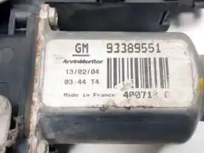 Second-hand car spare part driver left window regulator for opel meriva d-z17dth oem iam references 4000718g  