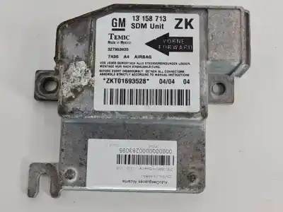 Second-hand car spare part airbag control unit for opel meriva d-z17dth oem iam references 327963935