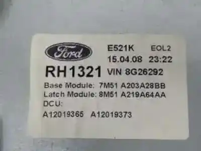 Second-hand car spare part passenger side right window regulator for ford focus lim. (cb4) g8da oem iam references 995209101  