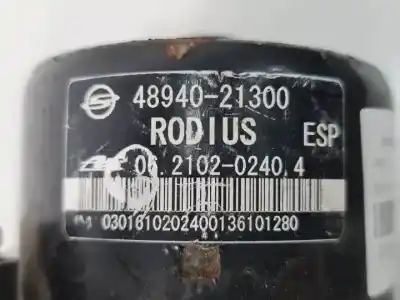 Second-hand car spare part abs for ssangyong rodius d/d27dt oem iam references 06210202404  