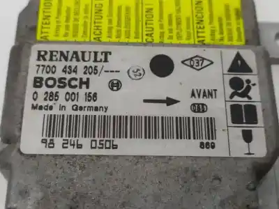 Автозапчастина б/у блок управління подушками безпеки для renault clio ii fase i (b/cbo) d7f720 посилання на oem iam 0285001156  