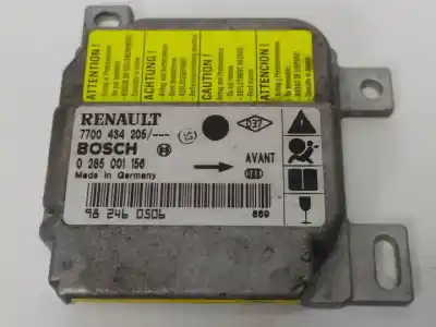 Автозапчастина б/у блок управління подушками безпеки для renault clio ii fase i (b/cbo) d7f720 посилання на oem iam 0285001156