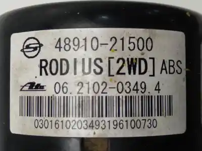 Автозапчастина б/у абс для ssangyong rodius d/d27dt посилання на oem iam 4891021500  