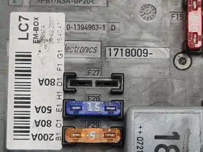Pezzo di ricambio per auto di seconda mano scatola relè/fusibili per volkswagen eos (1f7) bub riferimenti oem iam 1k0937124q  