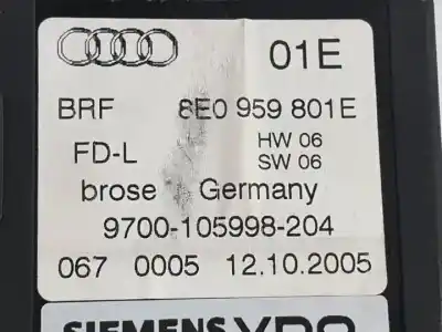 Автозапчастина б/у регулятор склона задній лівий для audi a4 avant (8e) bgb посилання на oem iam 8e0959801e  